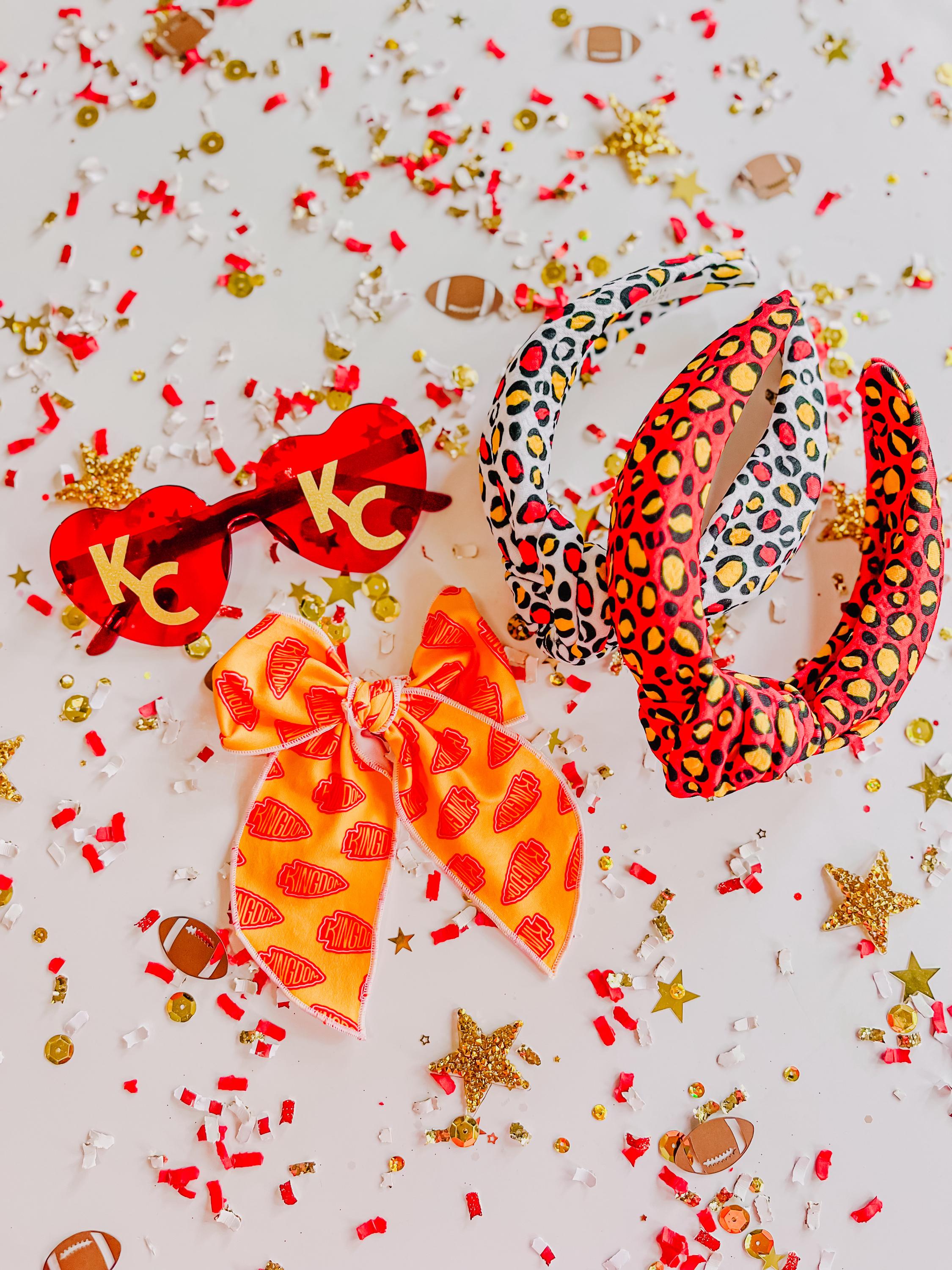 Kansas City Chiefs Headband, Game Day Knot Headband, Football chiefs headband - TikTok Shop main image 3