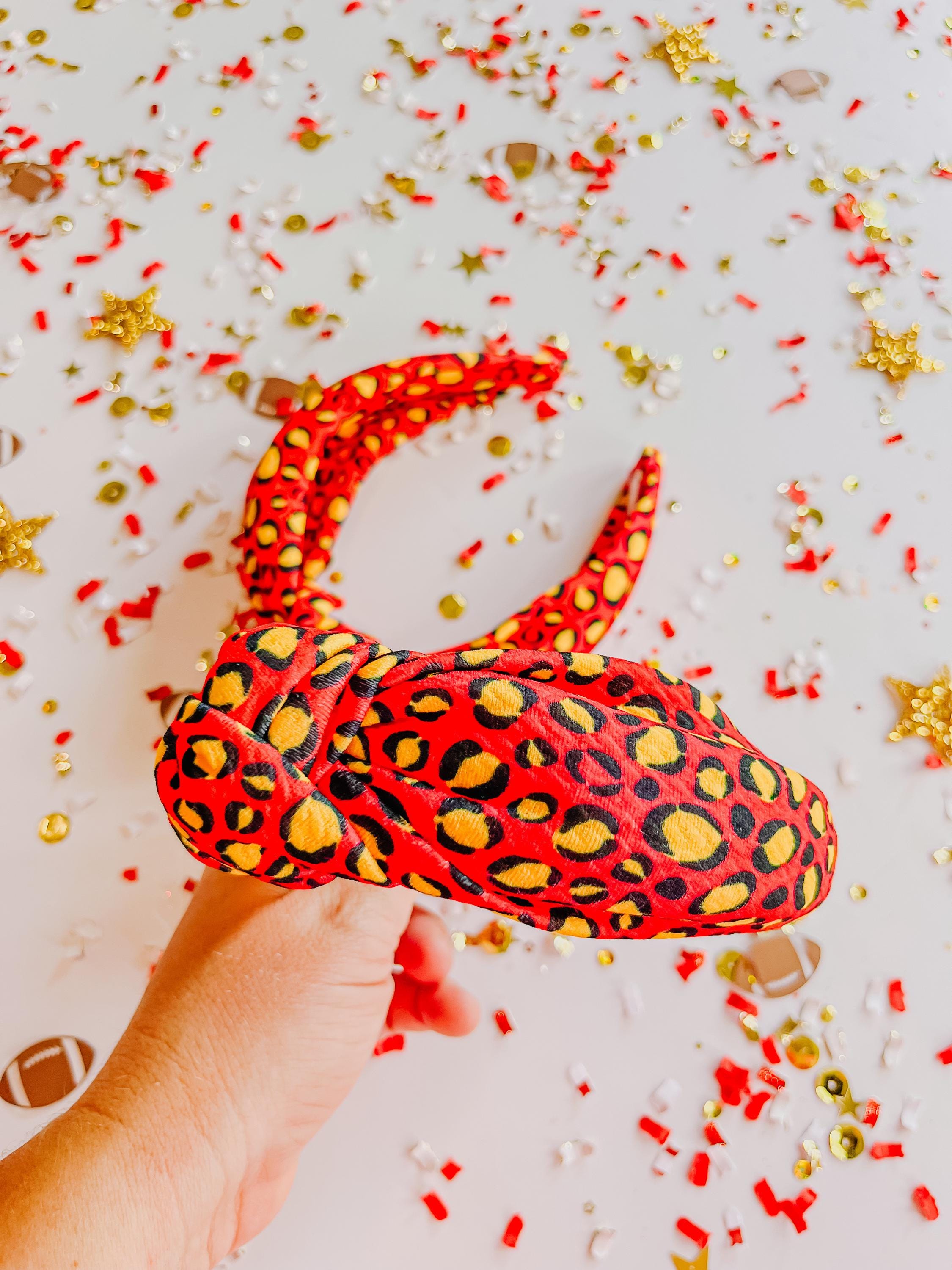 Kansas City Chiefs Headband, Game Day Knot Headband, Football chiefs headband - TikTok Shop main image 2