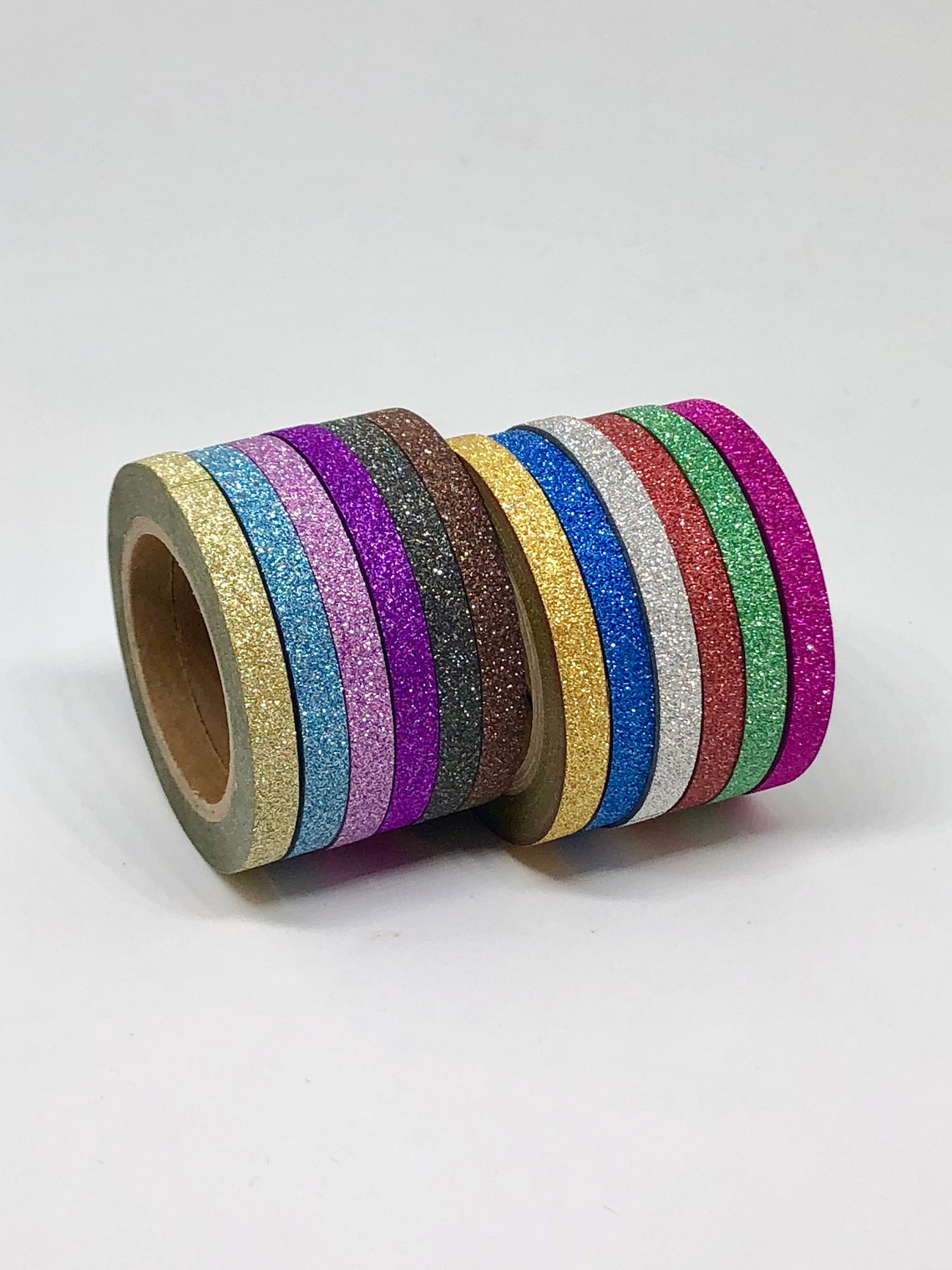 5mm Skinny Glitter Washi Tape Glitter Masking Tape Glitter Etsy