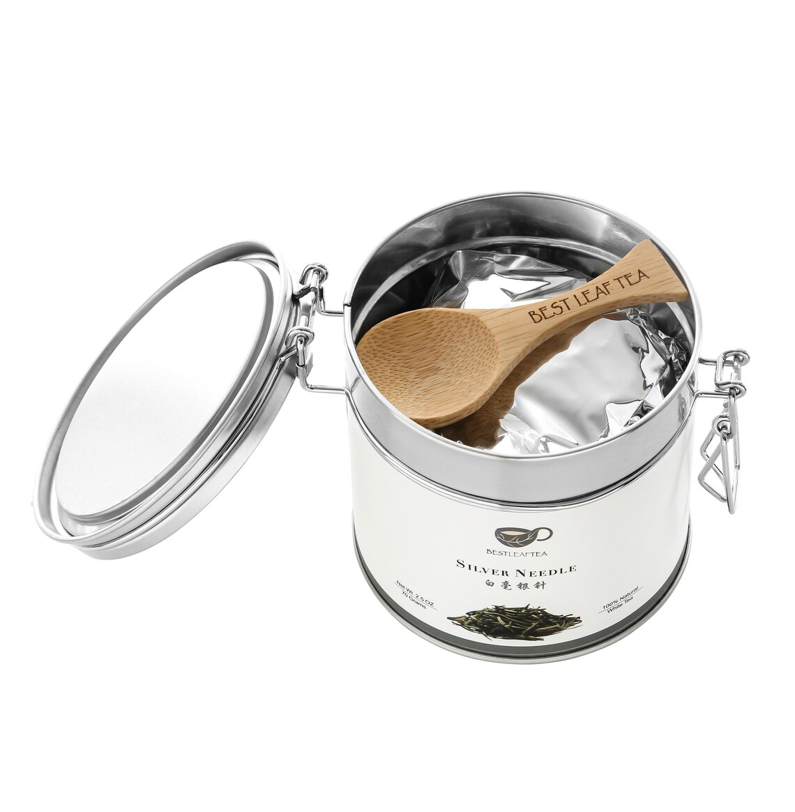 BESTLEAFTEA Organic Silver Needle White Tea/bai Hao Yin Zhen/70g/ 2.5oz Etsy