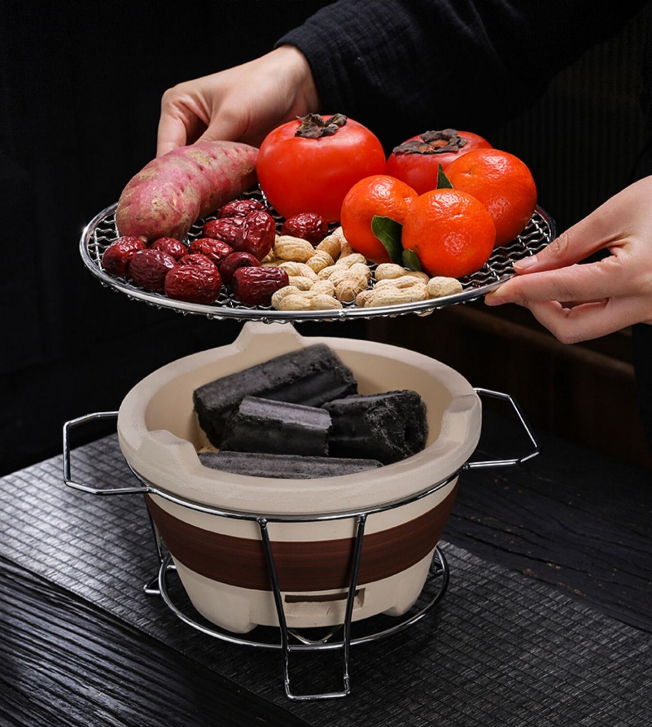 梵字，天子茶，茶の入れ，コレクション，家庭用 Stove Boiled Tea Party Set/chinese& Japanese Tea Set/ Tea