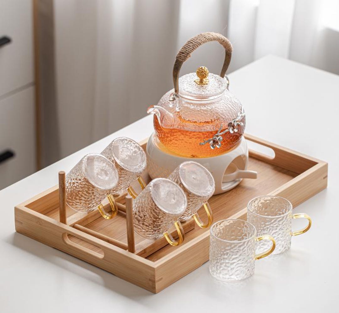 Borosilicate Glass Zens Travel Tea Set Japanese/chinese Style