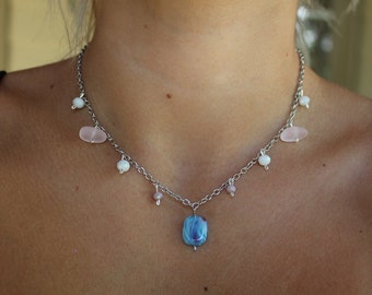 Blue Stone Necklace