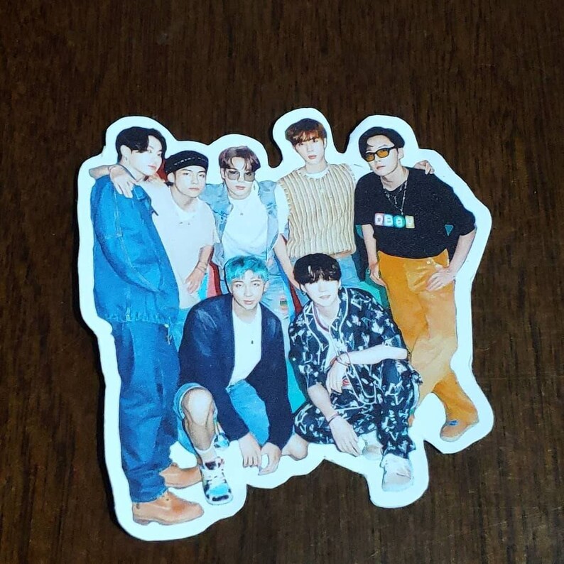 bts dynamite stickers etsy