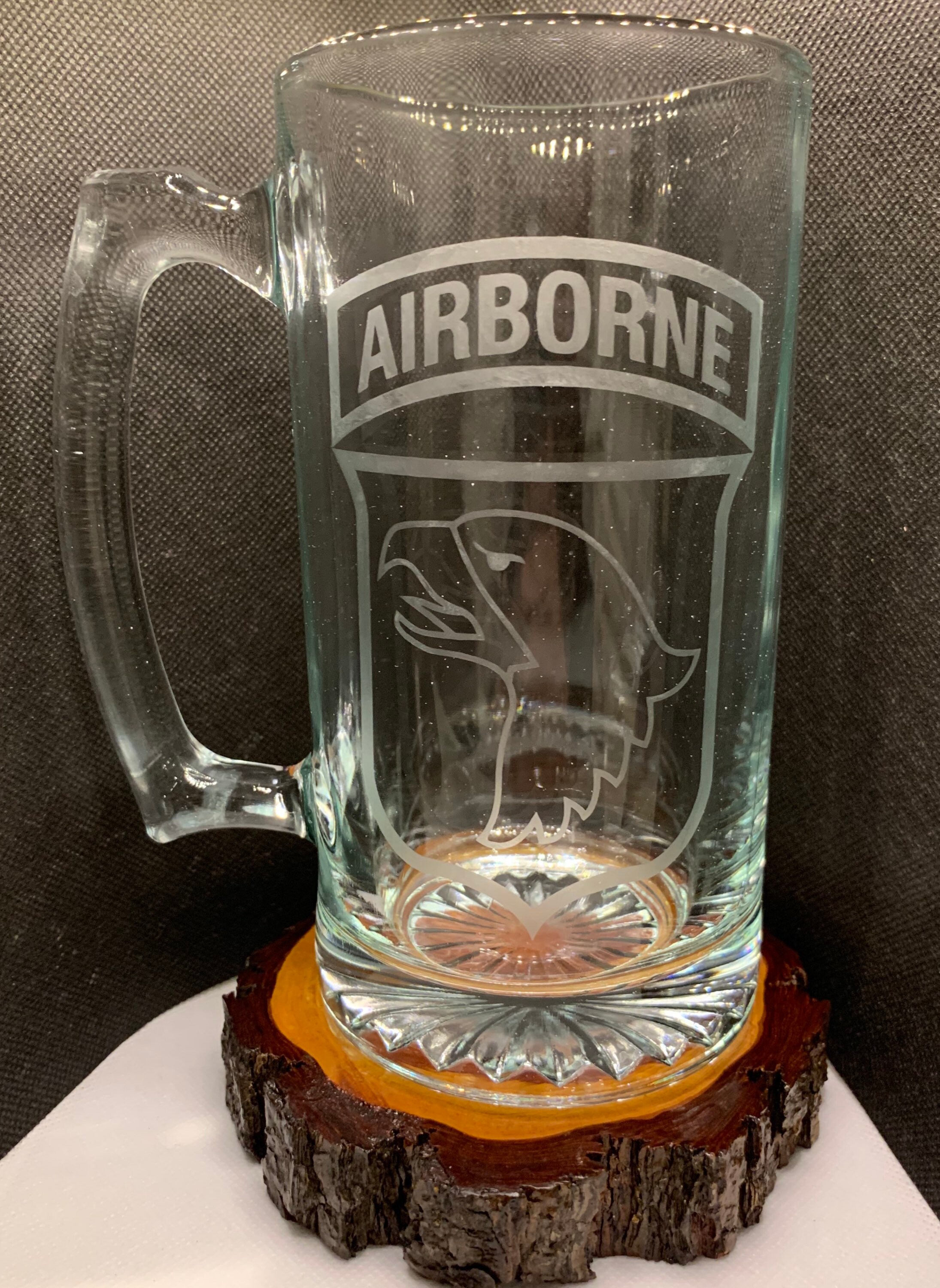 101st Airborne 26.5 oz beer glass Etsy