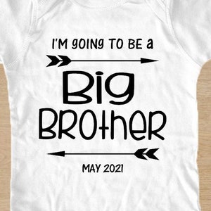 I'm Going to be a BIG Brother - baby announcement, pregnancy announcement, romper, baby bodysuit, bodysuit, Big Brother announcement