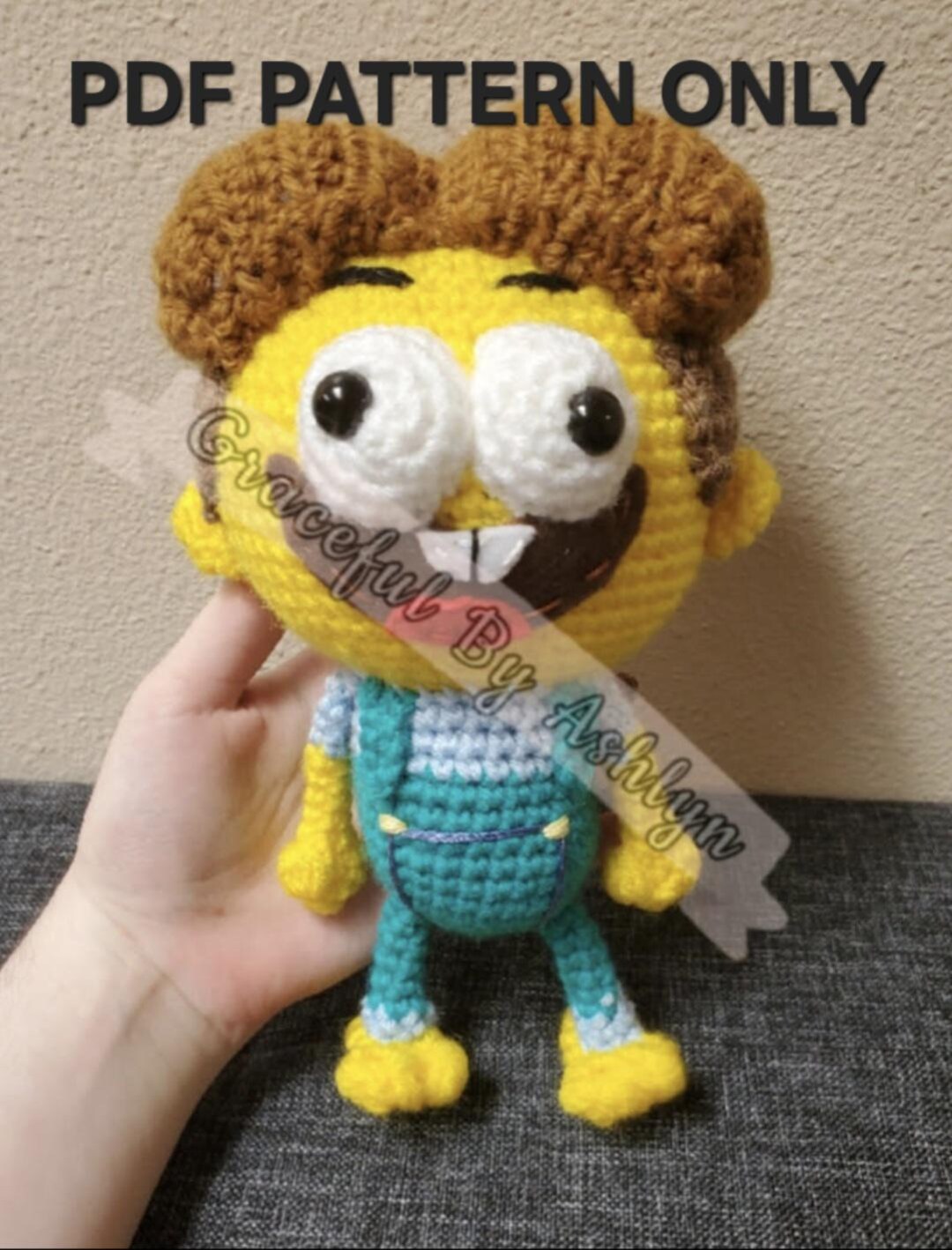 PDF Crochet Pattern Cricket From Big City Greens Saxon Cricket