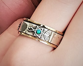 Dainty Messianic 925 Sterling Silver Ring, Plain Silver David Star