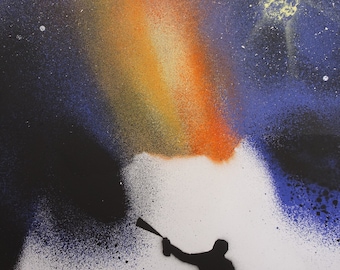 Peintures A La Bombe Etsy Fr