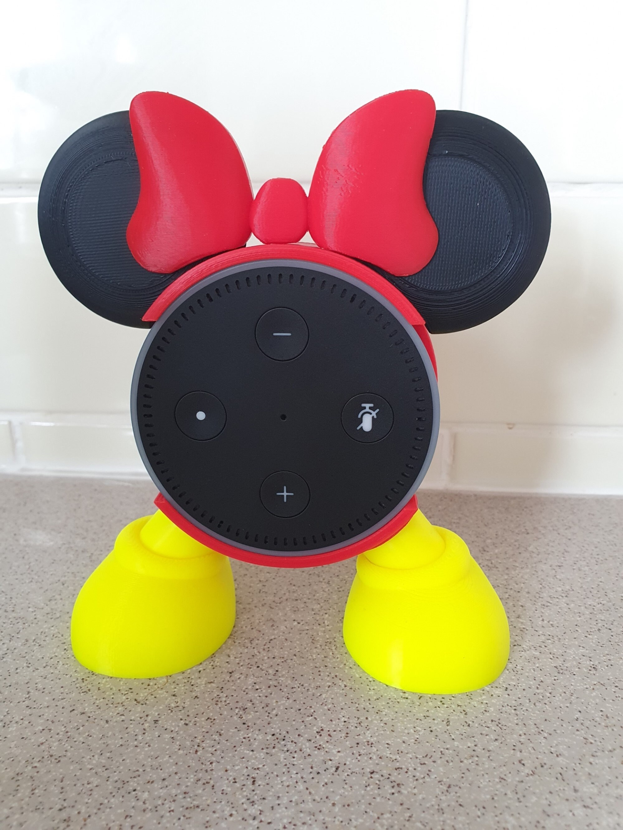 Amazon Echo Dot 2nd Gen Minnie Mouse Holder / Stand 3D Printed Etsy