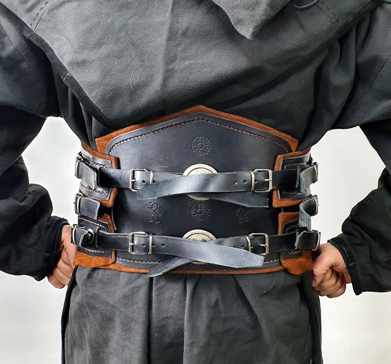 Great Wolf Belt Armor Metal for Fantasy Larp Cosplay Theater Etsy