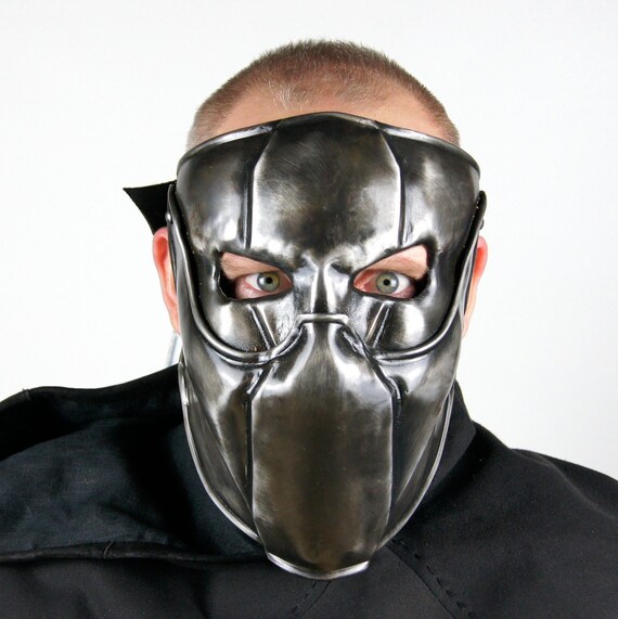 Mask BlindSilence Metal Steampunk Paintball MadMax End Time Fantasy LARP Cosplay Theater Movie Halloween Star Wars