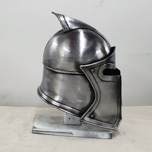 Helmet Captain Fantasy - for full plate - Larp, Medieval, Cosplay