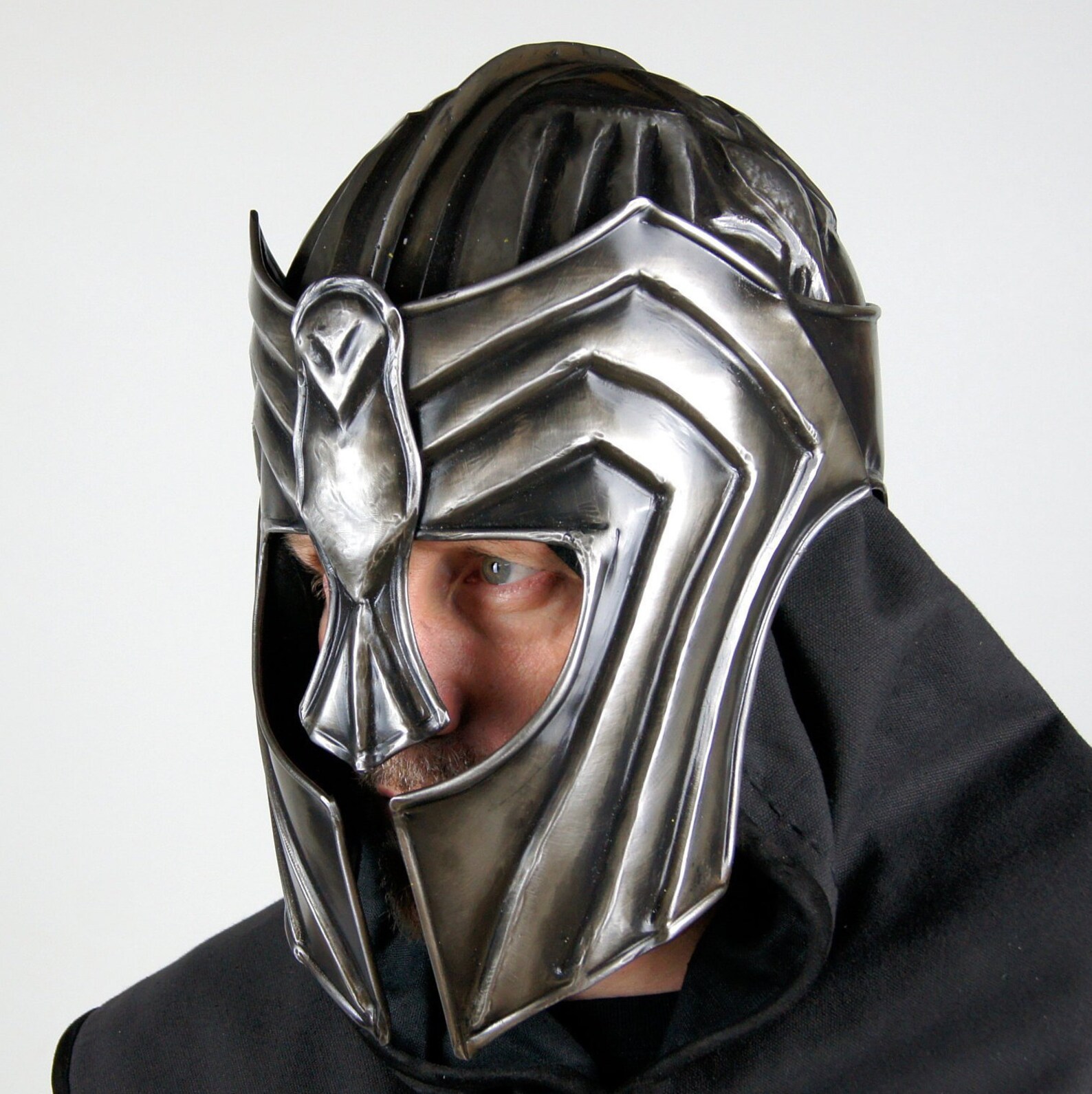 Helmet Odin Armor Metal Plate Helmet Fantasy Larp Medieval Etsy