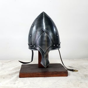 Nasal Helm - Rüstung Metall Larp Mittelalter Cosplay Ritter Theater Film Vollplatte