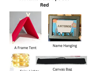 4 pc A Frame Tent Sets