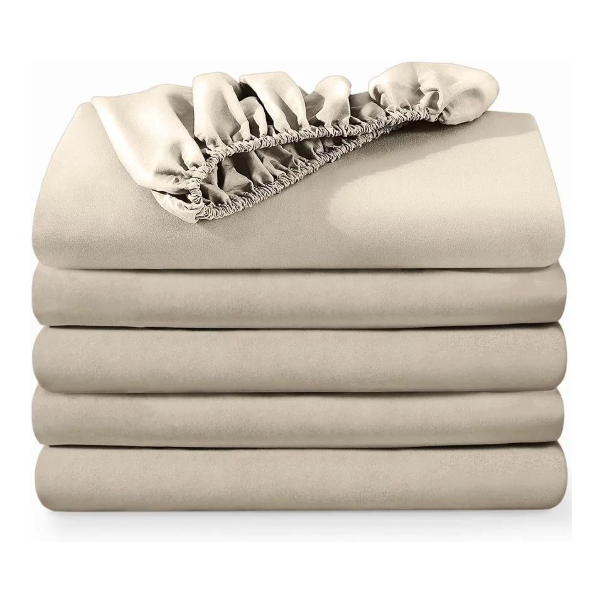 Sand Twin Size Fitted Sheets Pack of 5 Etsy