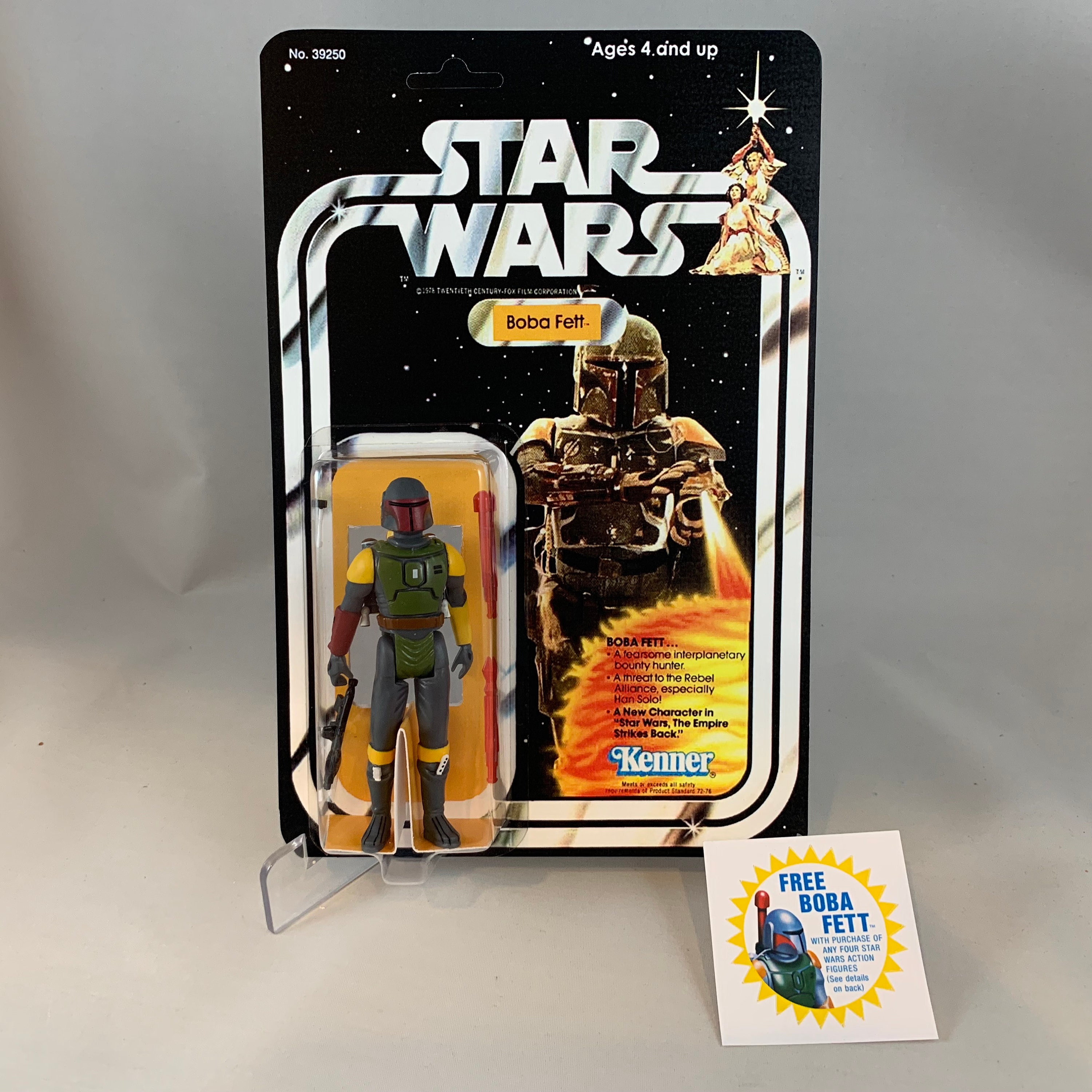 Star Wars BOBA FETT PROTOTYPE Never Released Figure Rocket Firing