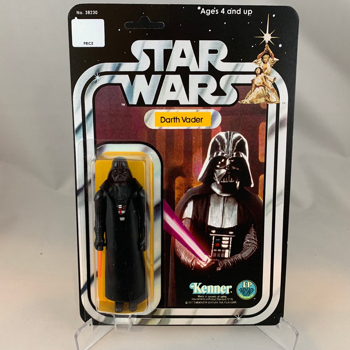 1977 Star Wars Vintage DARTH VADER Original Figure on Custom Etsy