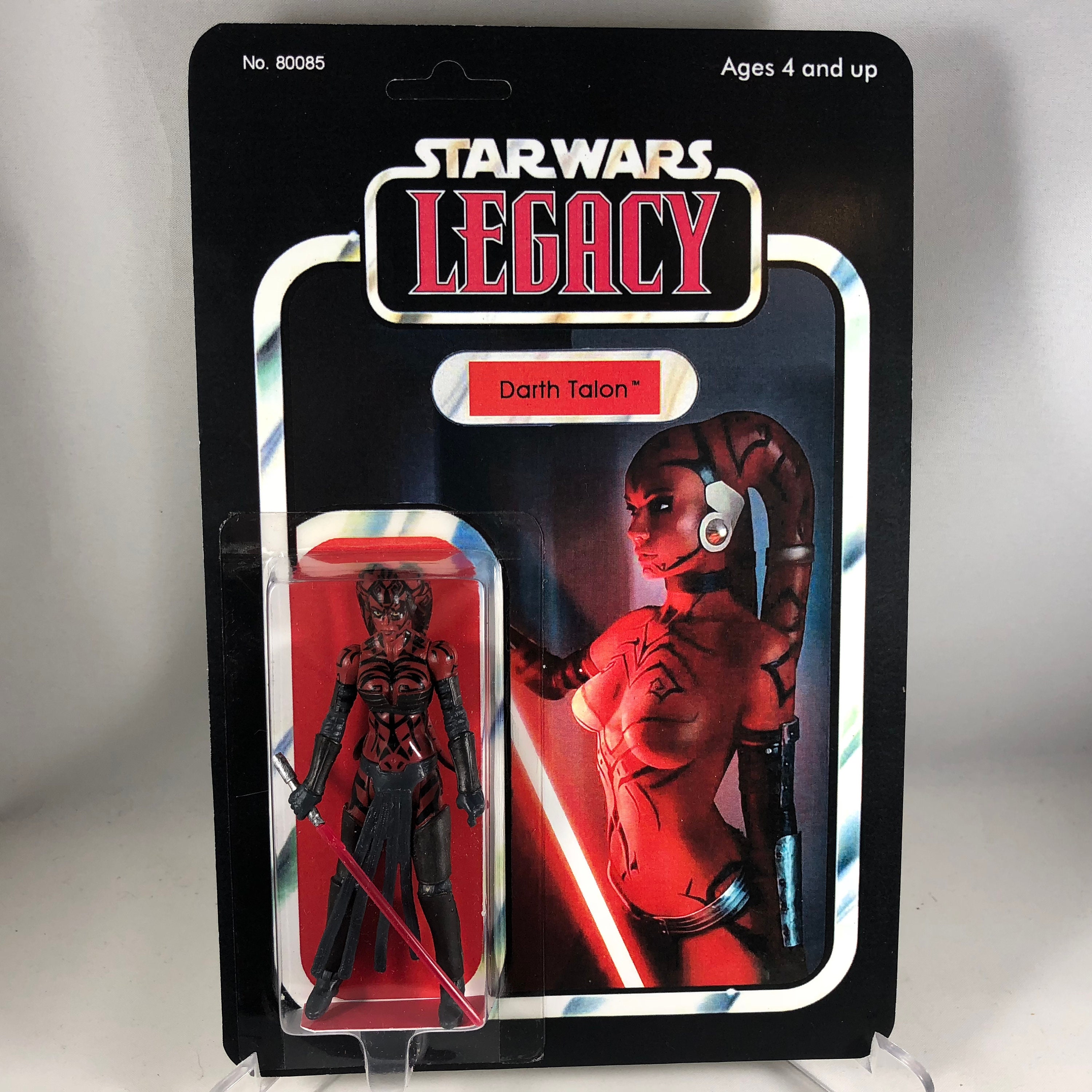 Star Wars legacy Darth Talon Sith Action Figure Dual Lightsabers Bundle jus...