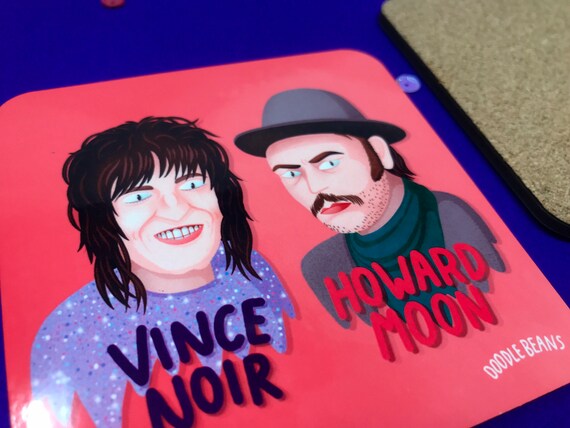 Vince Noir Howard Moon Mighty Boosh Coaster Noel Fielding Etsy