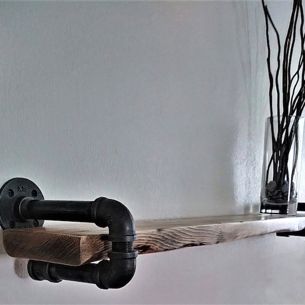Black Pipe Shelf Etsy
