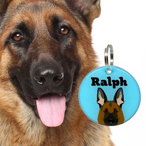 Berger allemand - Le meilleur médaillon de la race pour chien par Bashtags