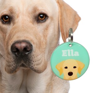 Tan Labrador Retriever - The Best In Breed Dog Name Tags by Bashtags