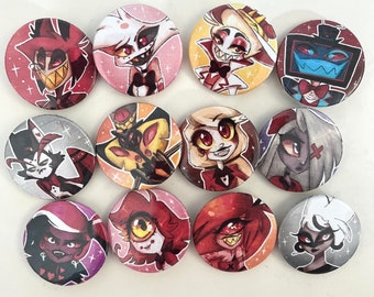 Hazbin Hotel 2” badges