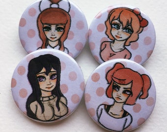 Doki Doki Literature Club badges