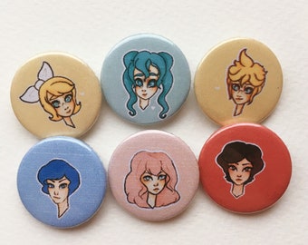 Vocaloid Badges