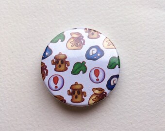 Animal crossing new horizons items 38mm badge