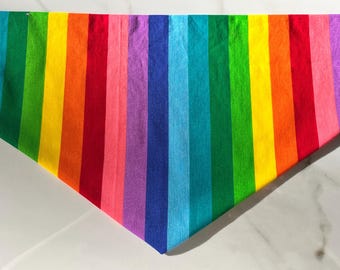 Handmade Cotton Pet Bandana - Through the Collar, Double-Sided for Dogs and Cats