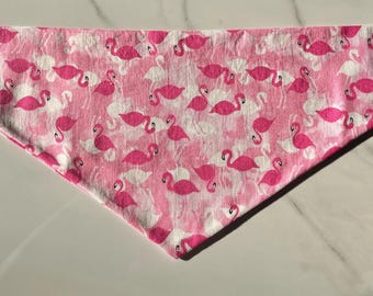 Handmade Cotton Pet Bandana - Through the Collar, Double-Sided for Dogs and Cats