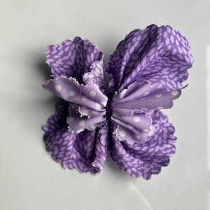 Handmade Butterfly Hair Bow | Cotton Fabric Hair Clip | Girl’s Hair Accessory | Toddler Hair Bow | Spring Hair Clip | Cute Butterfly Bow