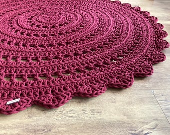 Handmade Rug | Crochet Rug | Round Rug | Floor Rug | Scandinavian Rug | Carpet | Cotton Rug | Gift Rug | Lovely Rug | Handmade Carpet | Rug
