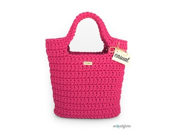 Crochet Bag | Boho Tote Bag | Shoulder Bag | Crossbody Bag | Scandinavian Style Bag | Handbag | Washable Bag | Market Bag | Handmade Bag