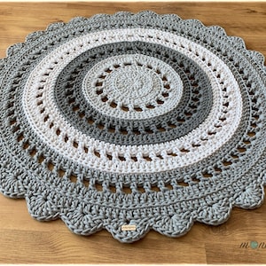 Handmade Rug | Crochet Rug | Boho Rug | Washable Cotton Rug | Natural Carpet | Cotton Cord Rug | Modern Rug | Floor Rug | Scandinavian Rug