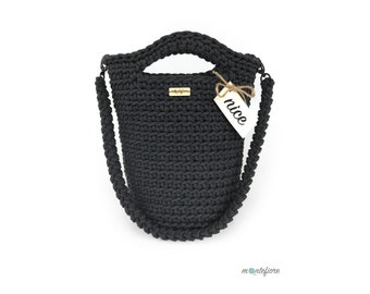 Crochet Bag | Boho Tote Bag | Shoulder Bag | Crossbody Bag | Scandinavian Style Bag | Handbag | Washable Bag | Market Bag | Handmade Bag