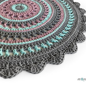 Handmade Rug | Crochet Rug | Boho Rug | Washable Cotton Rug | Natural Carpet | Cotton Cord Rug | Modern Rug | Floor Rug | Scandinavian Rug