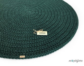 Skandinavische Teppich | Runde Teppich | Geschenk Teppich | Boden Teppich | Deckchen Teppich | Housewarming Geschenk | Baumwolle Teppich