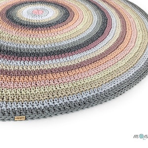 Round Rug | Handmade Rug | Boho Rug | Handwoven Rug | Scandi Rug | Circle Rug | Rugs for Bedroom | Crochet Rug | Washable Rugs | Custom Rugs