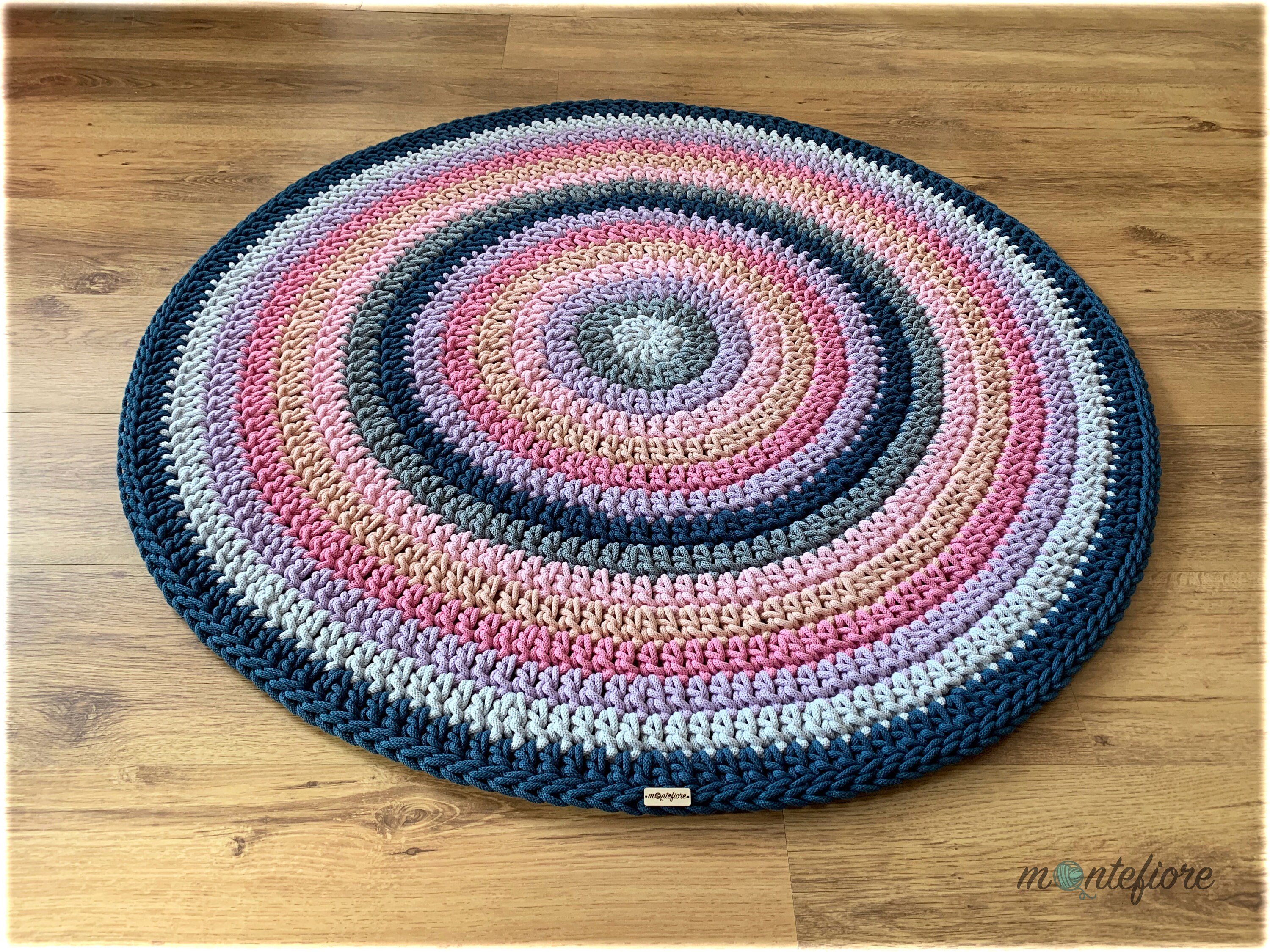 Crochet Rug Cotton Carpet Nursery Rug Floor Rug