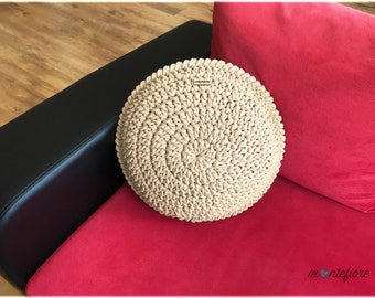 Coussin rond | Coussin bohème | Oreiller fait main | Oreiller décoratif | Oreiller | Oreiller en coton | Coussin au crochet | Joli coussin | Décoration d'intérieur