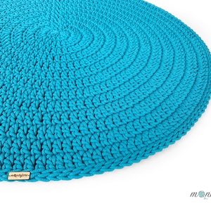 Handmade Rug | Crochet Rug | Round Cotton Rug | Floor Rug | Scandinavian Rug | Carpet | Cotton Rug | Rug Circle | Bathroom Rug | Rug Round