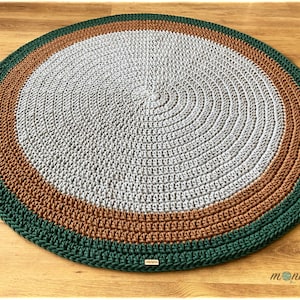 Round Rug | Handmade Rug | Boho Rug | Handwoven Rug | Scandi Rug | Circle Rug | Rugs for Bedroom | Crochet Rug | Washable Rugs | Custom Rugs