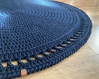 Handmade Rug | Crochet Rug | Round Rug | Round Carpet | Floor Rug | Scandinavian Rug | Handmade Carpet | Gift Rug | Cotton Rug | Carpet