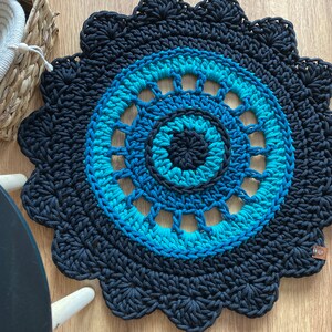 Handmade Rug | Crochet Rug | Boho Rug | Washable Cotton Rug | Natural Carpet | Cotton Cord Rug | Modern Rug | Floor Rug | Scandinavian Rug