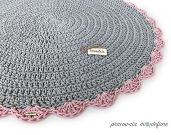 Crochet Rug | Round Rug | Handmade rug | Floor Rug | Doily Rug | Scandinavian Rug | Washable Rug | Housewarming Gift | Cotton Rug |