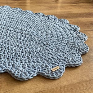 Ovaler Teppich | Handgewebter Teppich | Gehäkelter Teppich | Boden-Teppich | Skandinavischer Teppich | Teppich | Baumwollteppich | Geschenk Teppich | Deckchen Teppich | Badteppich | Teppich Pad